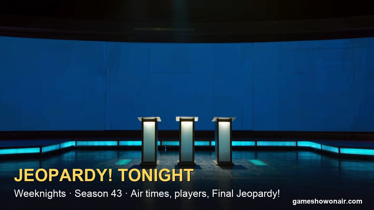 Jeopardy! Tonight: Final Jeopardy, Who Won and Air Times
