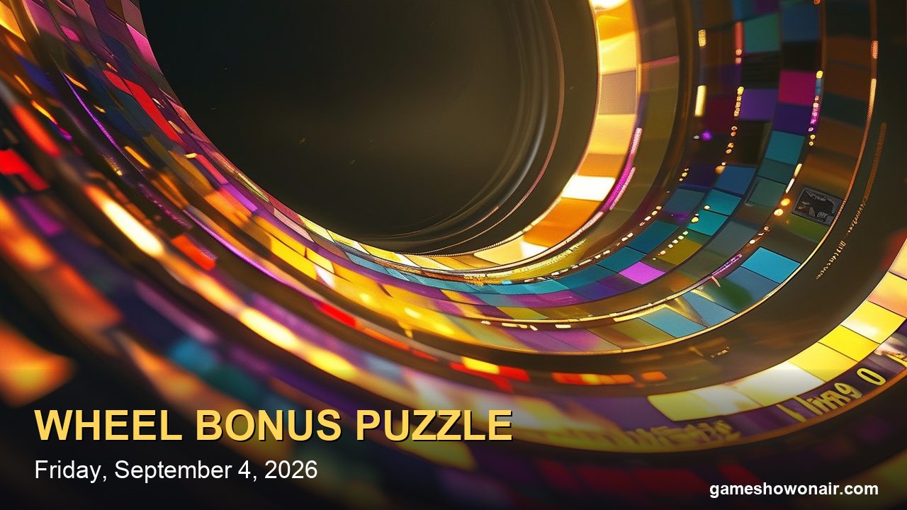 Wheel of Fortune Bonus Puzzle Tonight (Friday, Sept. 4, 2026): Answer, Winner and Winnings (Spoilers)