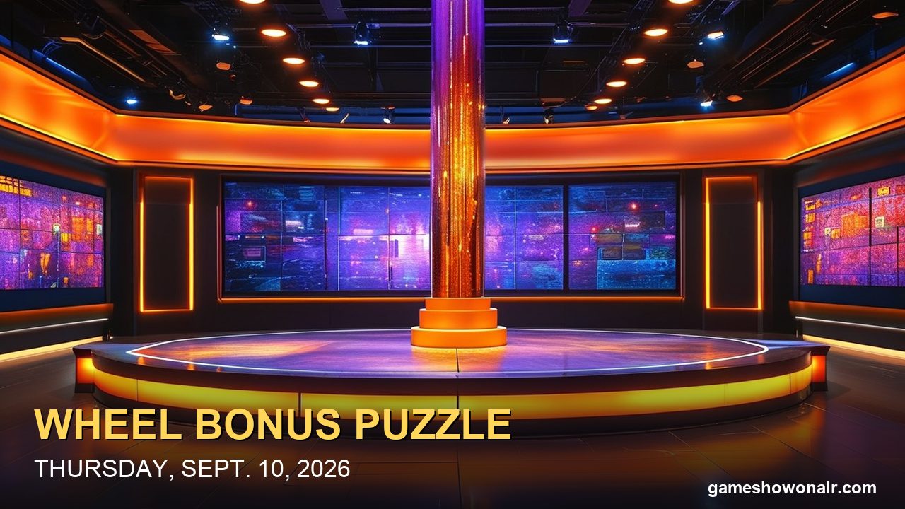 Wheel of Fortune Bonus Puzzle Tonight (Thursday, Sept. 10, 2026): Answer, Winner and Winnings (Spoilers)